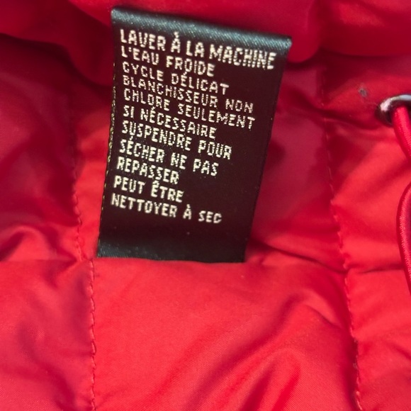 Lauren Ralph Lauren Vibrant Red Hooded Puffer Coat - Picture 14 of 15